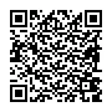 QR-koodi puhelinnumerolle +19893409367