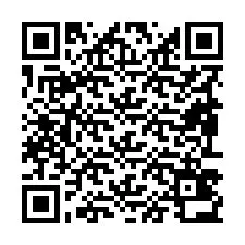 Código QR para número de teléfono +19893432667