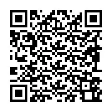 Código QR para número de telefone +19893560212