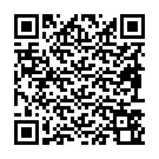 Código QR para número de teléfono +19893560413