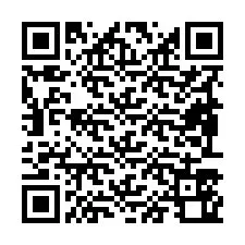 QR код за телефонен номер +19893560837