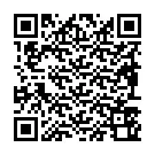 Código QR para número de teléfono +19893560942