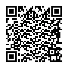 QR-koodi puhelinnumerolle +19893561256