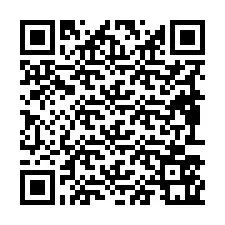 Código QR para número de telefone +19893561352