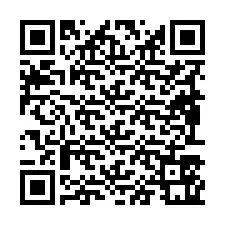 Código QR para número de teléfono +19893561866