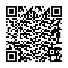 Código QR para número de telefone +19893562835