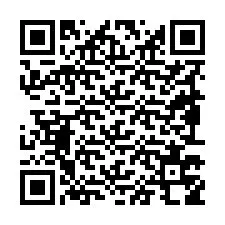 Kode QR untuk nomor Telepon +19893758598