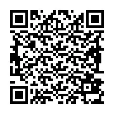 Código QR para número de teléfono +19893835792