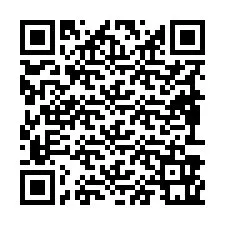 QR-koodi puhelinnumerolle +19893961246