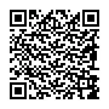QR kód a telefonszámhoz +19893986284