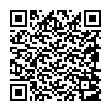 Codice QR per il numero di telefono +19894003498