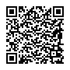 Código QR para número de teléfono +19894027015