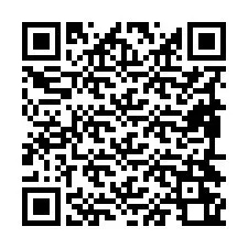 Codice QR per il numero di telefono +19894260247