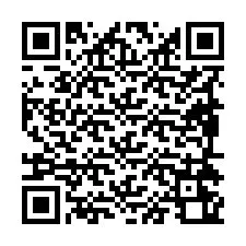 Código QR para número de telefone +19894260826