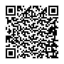 Codice QR per il numero di telefono +19894267887