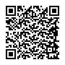 QR Code pour le numéro de téléphone +19894921136