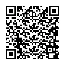 QR-koodi puhelinnumerolle +19894980462