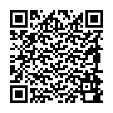 Código QR para número de teléfono +19894980580