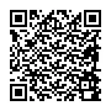 Codice QR per il numero di telefono +19894980717