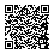 Código QR para número de teléfono +19894980753