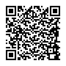 QR-Code für Telefonnummer +19894980856