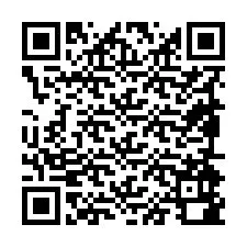 Codice QR per il numero di telefono +19894980989