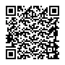 Codice QR per il numero di telefono +19894981001