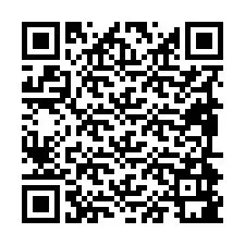 Codice QR per il numero di telefono +19894981163
