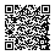 QR код за телефонен номер +19894981696