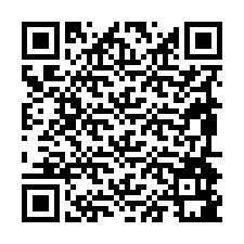 QR-koodi puhelinnumerolle +19894981750