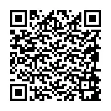 QR-Code für Telefonnummer +19894981858