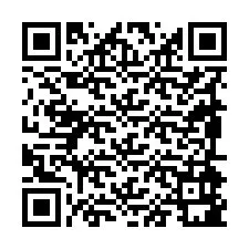 QR Code pour le numéro de téléphone +19894981864