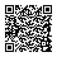 Código QR para número de teléfono +19894982010