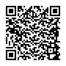 Código QR para número de teléfono +19894982036