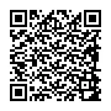 Codice QR per il numero di telefono +19894982092