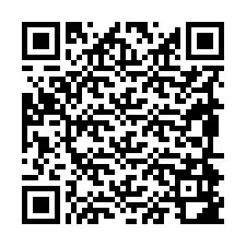 Código QR para número de teléfono +19894982130