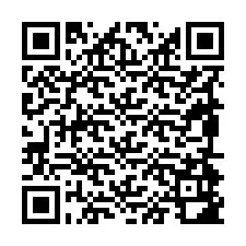 Codice QR per il numero di telefono +19894982180