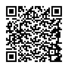 Codice QR per il numero di telefono +19894982208