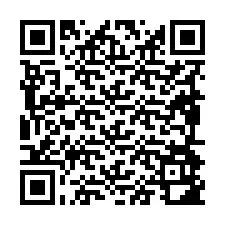 Codice QR per il numero di telefono +19894982322