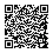 Codice QR per il numero di telefono +19894982508