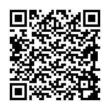 Codice QR per il numero di telefono +19894982615