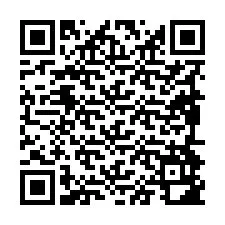 Codice QR per il numero di telefono +19894982616