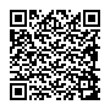 QR-koodi puhelinnumerolle +19894983692