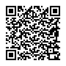 Código QR para número de teléfono +19895320285