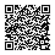 Código QR para número de teléfono +19895320589