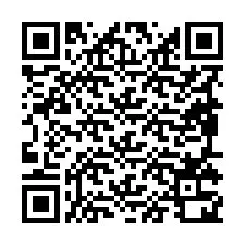 Código QR para número de teléfono +19895320706