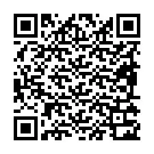 Código QR para número de telefone +19895322033