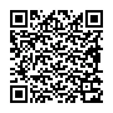 Código QR para número de teléfono +19895322132