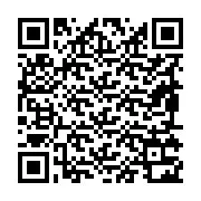 Código QR para número de teléfono +19895322485