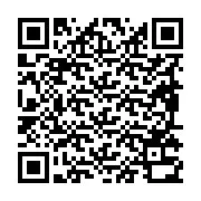 Código QR para número de teléfono +19895330762